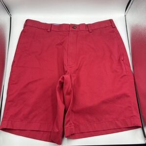 Brooks Brothers Men's Red Lightweight Advantage Chino Shorts Size‎ 34